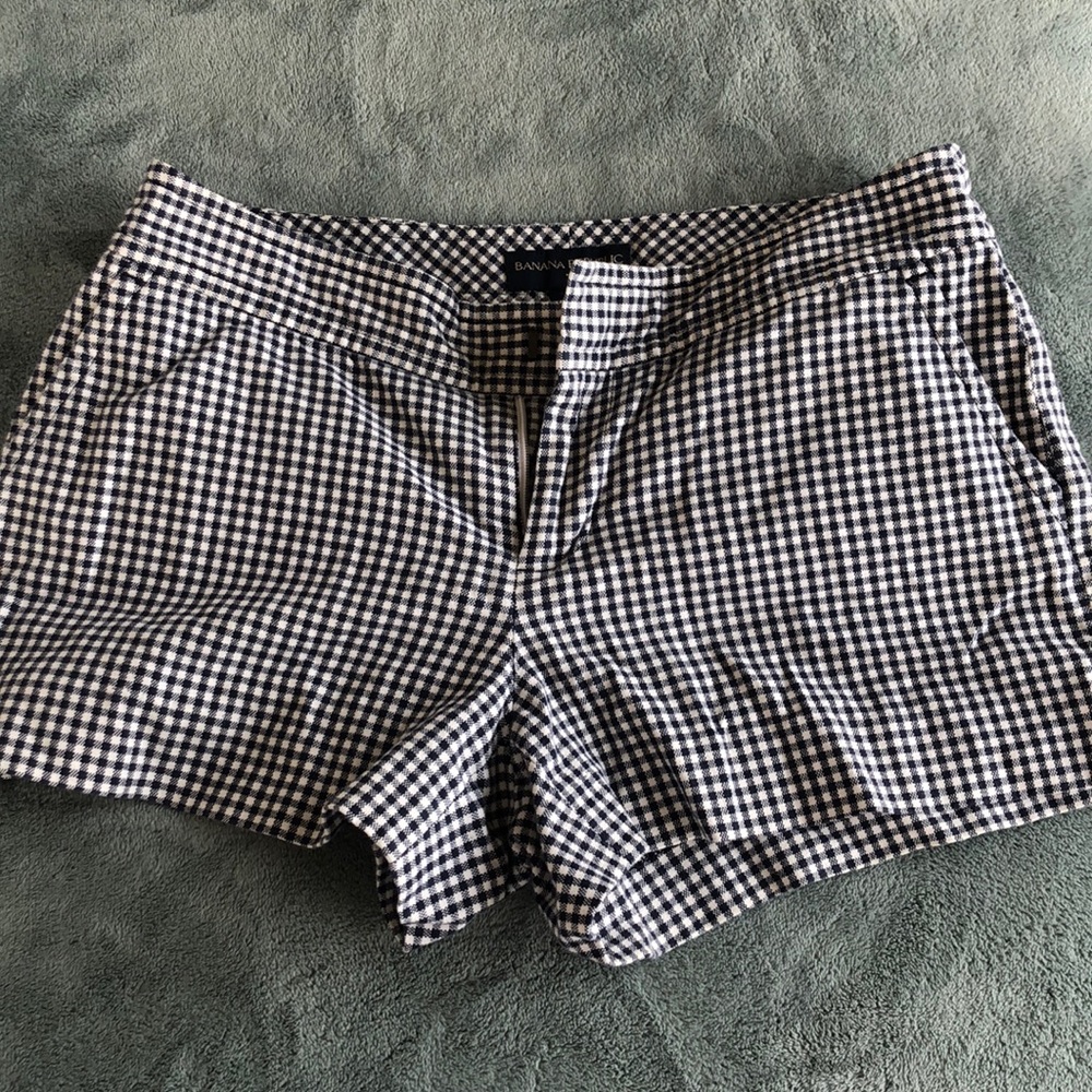 Banana republic gingham shorts
